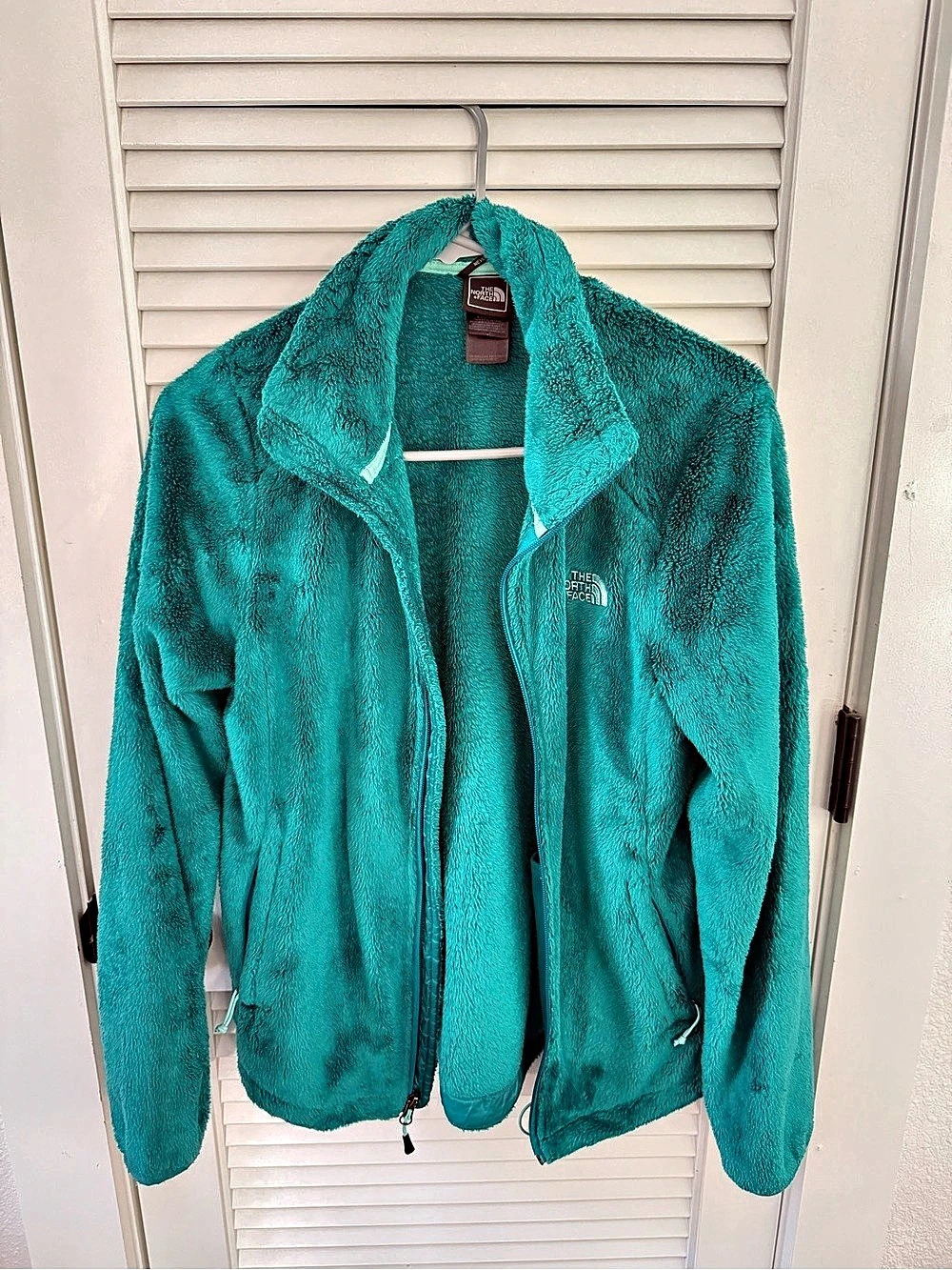 The North Face Women's Fleece Jacket Teal Size Small